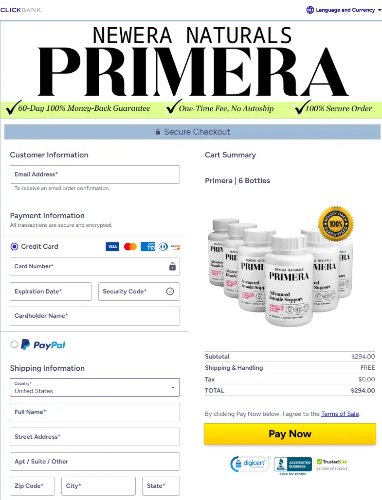 Primera-Secure-Checkout